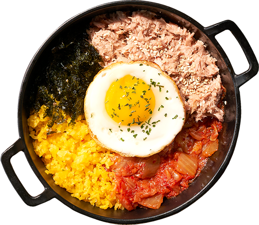 참치김치 덮밥