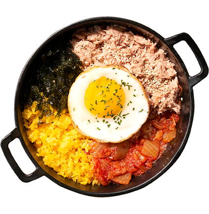 참치김치 덮밥